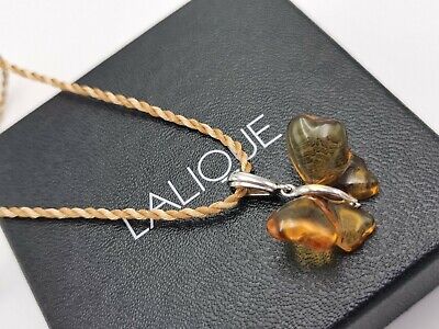 Lalique Lalique Eclat 6 Element Klar Kristall Gold Halskette Plus Verlängerung Neu Nib 
