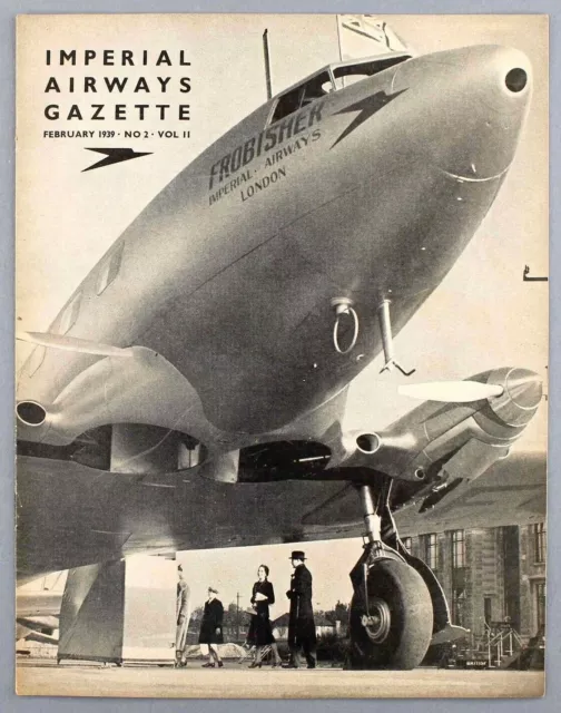 Imperial Airways Gazette February 1939 Trans Canada Airway