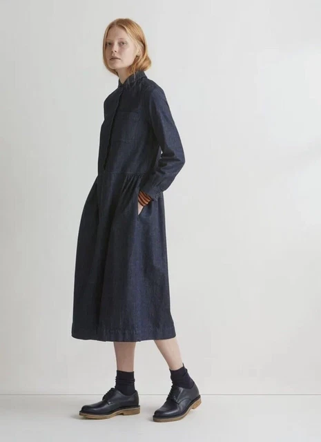 TOAST DENIM SHIRT Dress - Black - Size 8 / 10 65.00 - PicClick UK