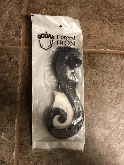 Shutter Holdback Forged Iron Pair By Acorn RK4BQ 8”