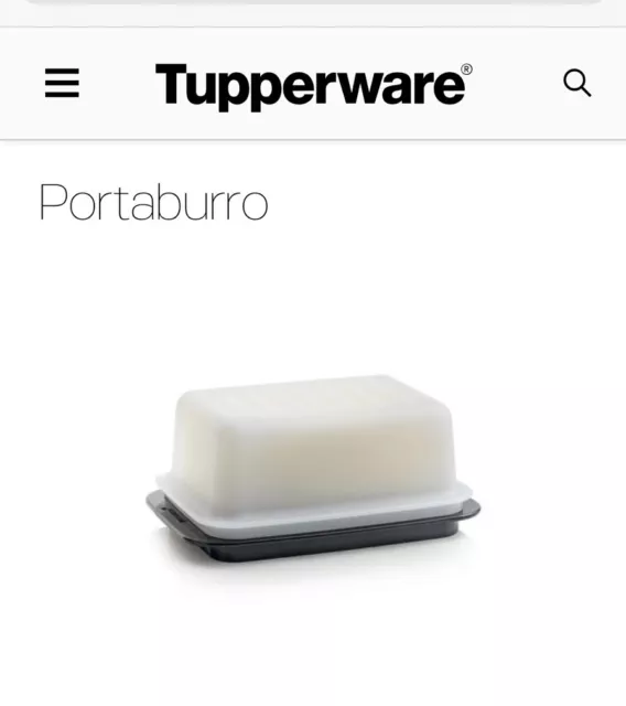 TUPPERWARE PORTA BURRO ,Formaggi Piccoli Colore Bianco Offertissima EUR  9,90 - PicClick IT