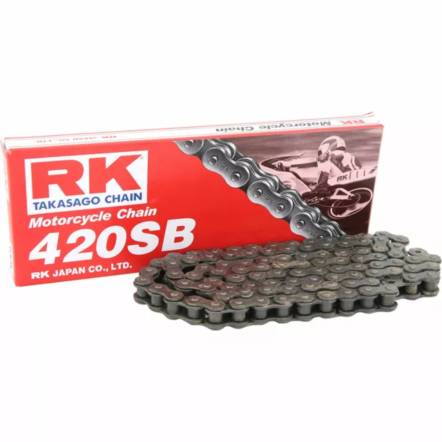 RK Kette 420SB 1/2 x 1/4 Std Verstärkt 138Glieder passend zu Hercules K 50 Ultra