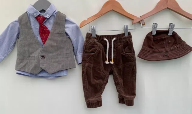 Pacchetto vestiti ragazzi età 3-6 mesi next baby gap