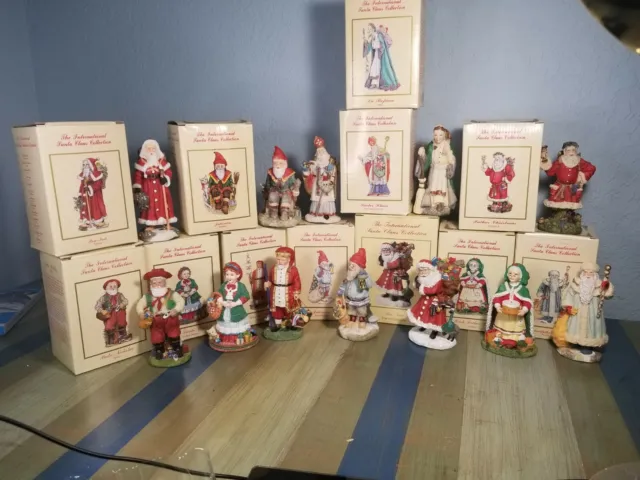 The International Santa Claus Collection Lot 12 USA,Brazil,Canada,Ireland, plus