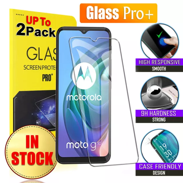 For Motorola Moto G22 G82 G10 G30 Full Coverage Tempered Glass Screen Protector