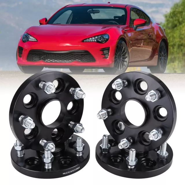 5x100 to 5x114.3 Hubcentric Wheel Adapters 15mm For Subaru FRS WRX BRZ Toyota