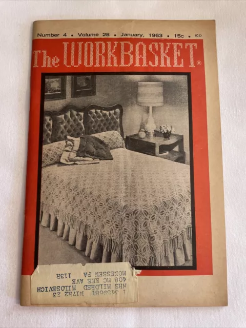 1963 Januar The Workbasket Magazin, Vol. 28 Nr. 4 (MH107)
