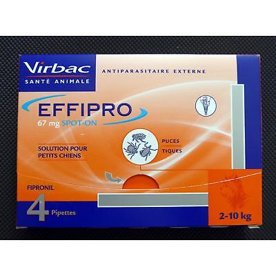Virbac Effipro Cane Spot-on 67 mg 2-10 kg 4 Pipette