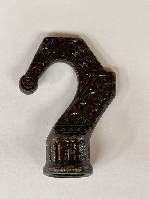 Antique Eastlake Screw On Hook Coat Hat Plant Hanger Art Deco NOS HTF