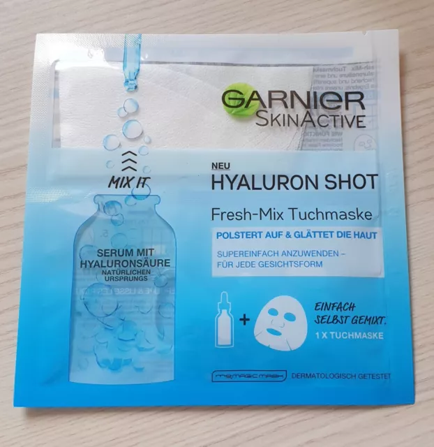 Garnier SkinActive Hyaluron Shot Fresh-Mix Tuchmaske 33g