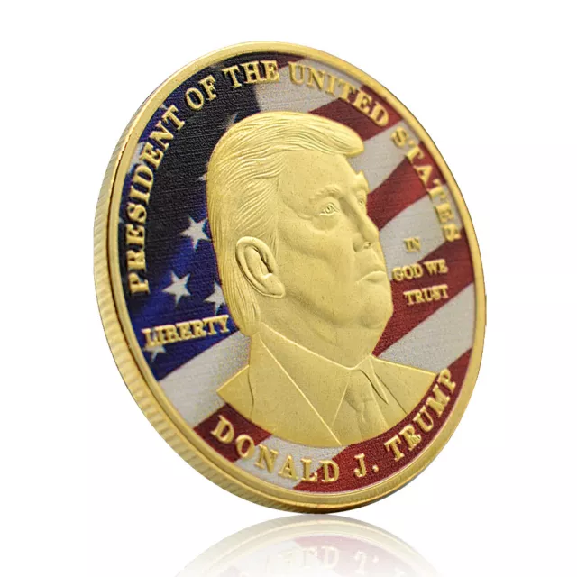 Donald Trump Challenge Coin Metal United States President Commemorative Coin 3