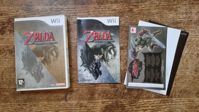 Case Box Only No Game - Nintendo Wii - Legend Zelda Twilight Princess #Bc3