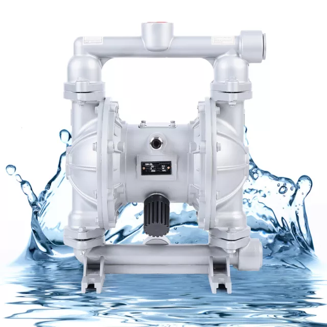 QBK-25L Air-Operated Double Diaphragm Pump 1" Inlet Outlet Petroleum Fluids New