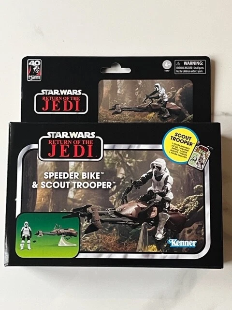 Star Wars Vintage Collection Speeder Bike & Scout Trooper - ROTJ TVC
