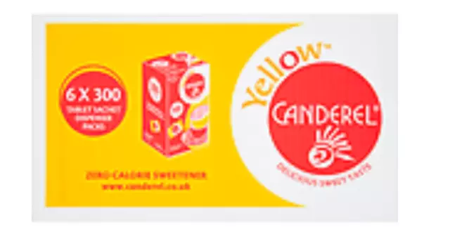 Confezioni dispenser per compresse giallo canderello 153 g