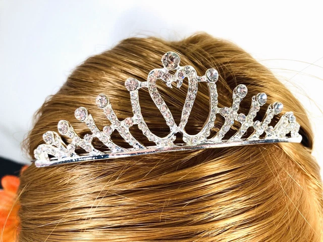 Beautiful Swan Tiara, Kids To Teenagers. Lightweight. Brand New
