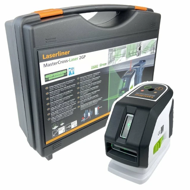 Laserliner MasterCross-Laser 2GP MasterCross Laser Levelling Level