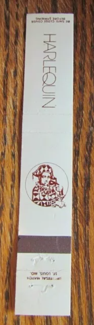 Jester Matchbook Matchcover: Harlequin At Le Quatre Saisons (Montreal Quebec) E5
