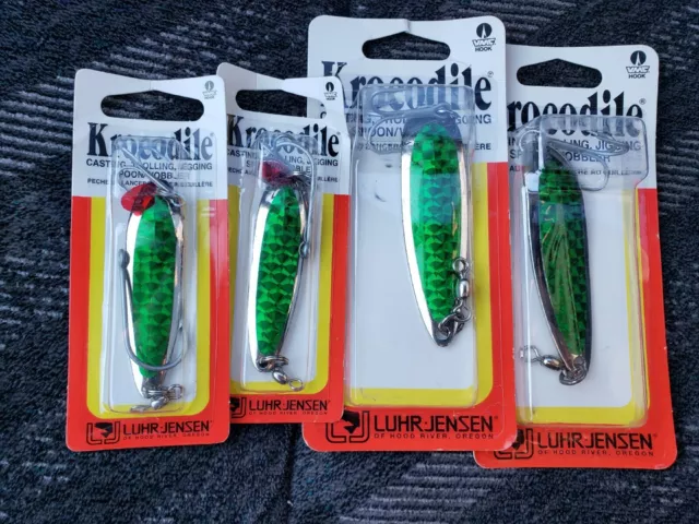 Luhr-Jensen Krocodile Spoon w/ Treble Hook 3/4 oz. Cast, Troll, & Jigging Spoon