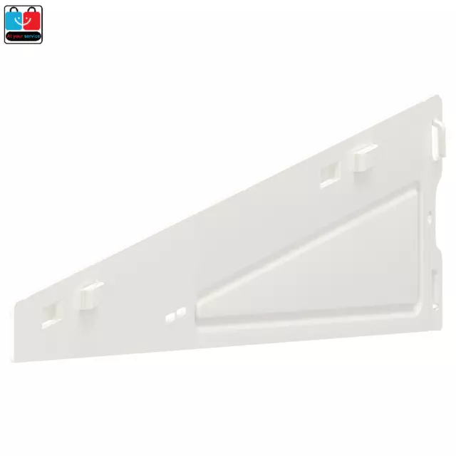 SET of 2 - Ikea BOAXEL Bracket for Shelf, Steel, White 15 ¾" 604.487.33 - NEW