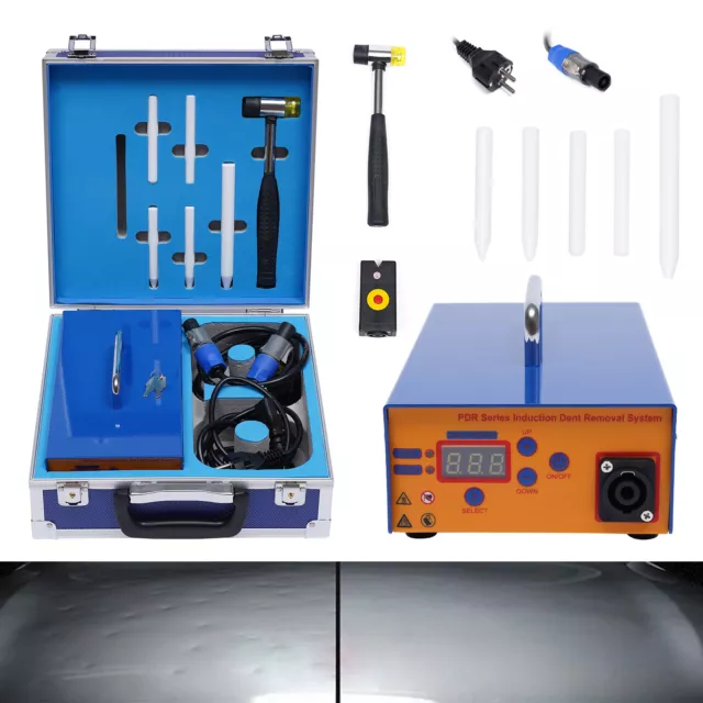 PDR Induction Heater Machine Hot Box Car Paintless Dent Repair Tool Kit 1380W