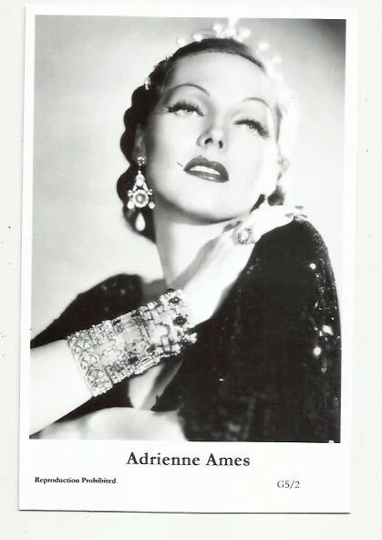 (Bx24) Adrienne Ames Swiftsure Photo Postcard (G5/2) Filmstar Pin Up Glamor