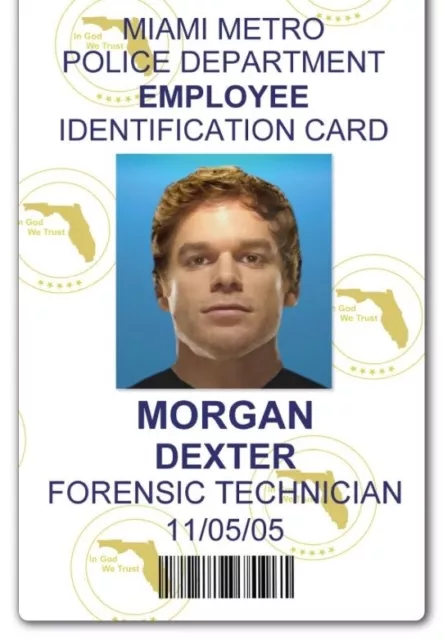 Dexter Morgan - DEXTER Police PVC Miami Metro Identification Card