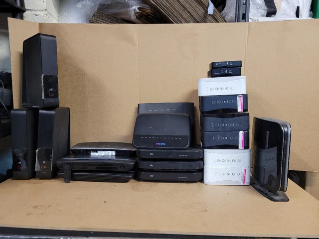 Joblot Of 20 Routers Sky, Virgin, Talktalk And Bt Untested
