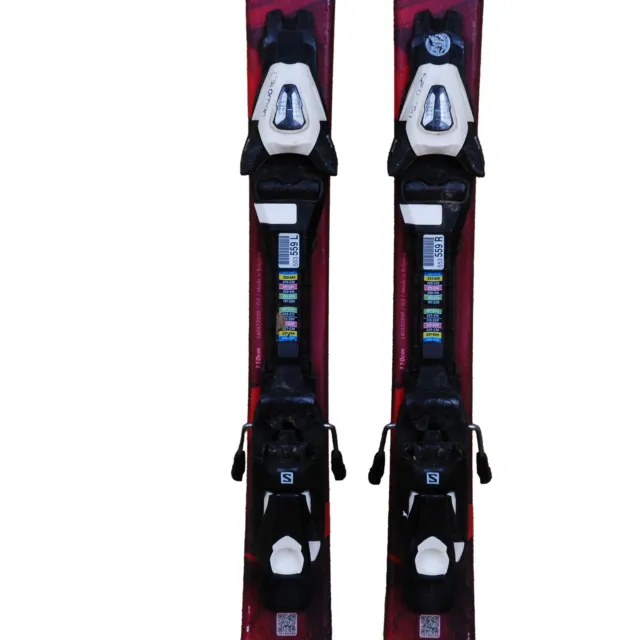 Gebrauchte Ski Salomon junior QST LUX JR + Bindungen - Qualität B 140 cm 3