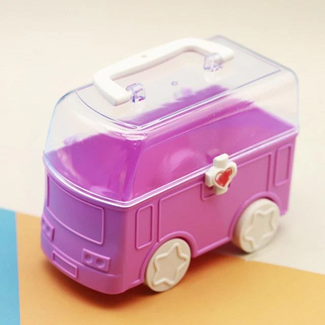 Play Vehicle Car Storage Box Case Car Shape Organizer pour Pretend Toy Girls