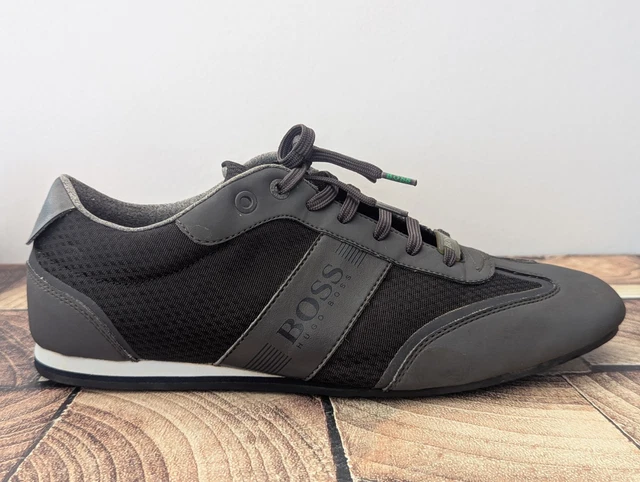 HUGO BOSS LIGHTER Low Mens Trainers Size Uk8 Grey/ Black