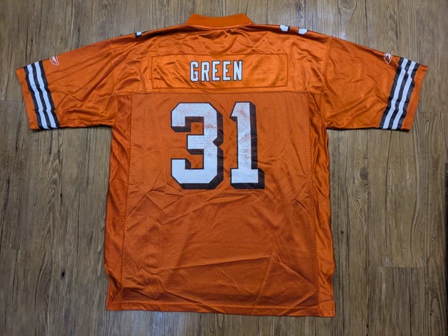 CLEVELAND BROWNS JERSEY William Green Mens Size XL Reebok Brown