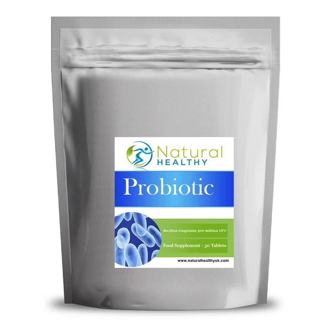 PROBIOTIC BACILLUS COAGULANS Bacteria 30 Tablets High Quality UK