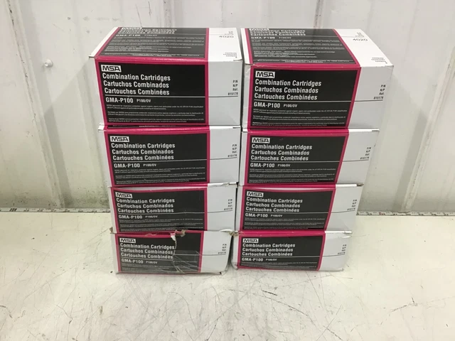 MSA - 815178 Combination Cartridge GMA-P100 Threaded 8 CASES  48 Cartridges