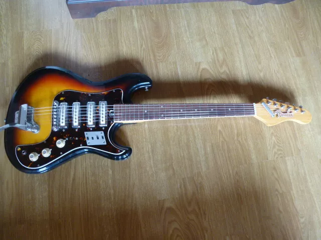 E-Gitarre  Japan "SAKAI-TEISCO" 4 PUs , guter Zustand , mit Historie,E-Guitar