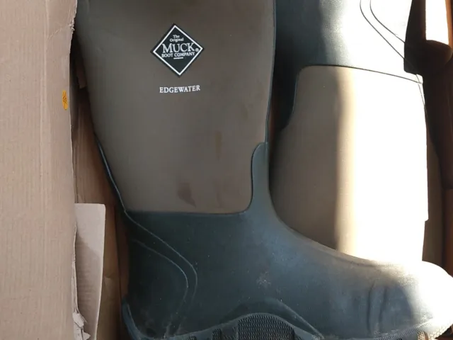 Muck Edgewater Rubber Premium Men's Field Boots Men's Size 10, Women's Size 11