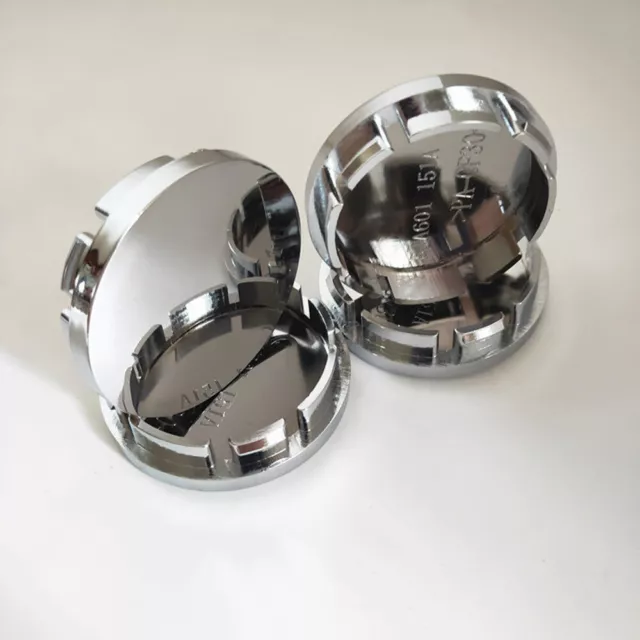 4Pcs 56mm Vehicle Car Parts Wheel Center Caps Tyre Rim Hub ABS Chrome Caps Cover