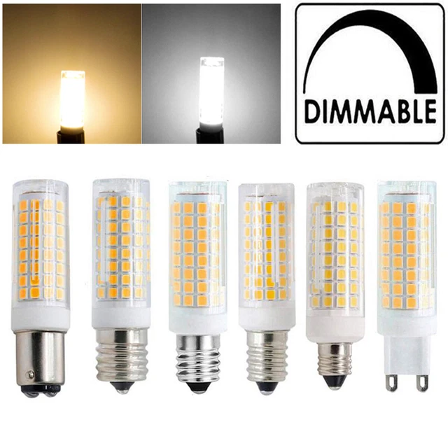 Mini Dimmbare 9W LED Mais Glühbirne G4 G9 E14 E17 220V 2835 SMD Helle Lampe ze
