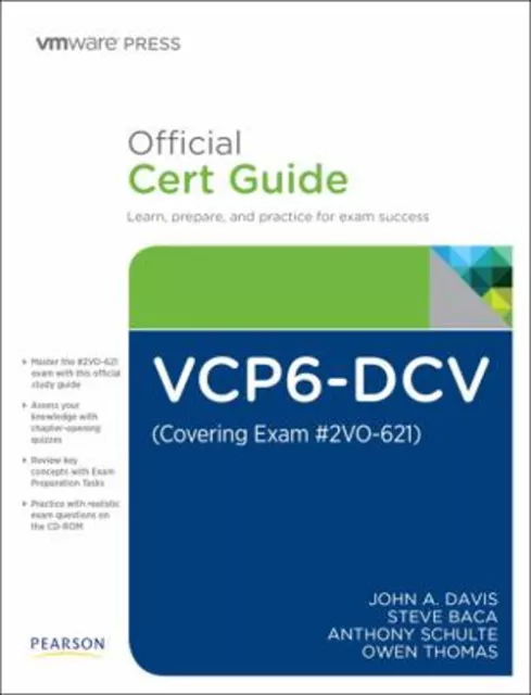 VCP6-DCV Official Cert Guide Exam #2V0-621 Hardcover