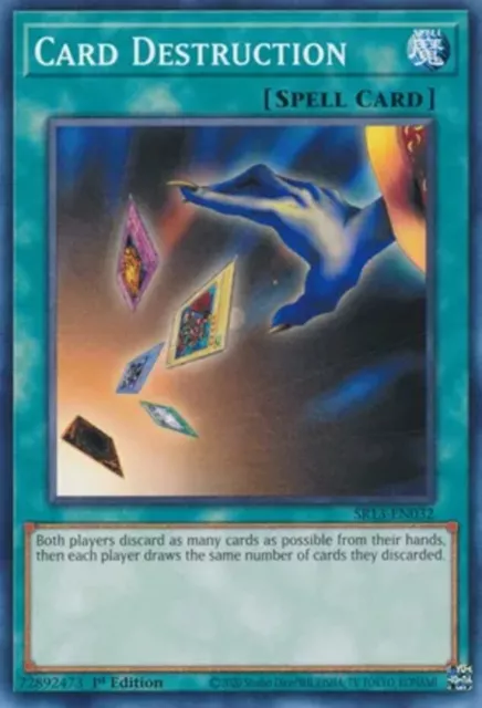 Yugioh! Card Destruction - SR13-EN032 - Common - 1st Edition Near Mint, English