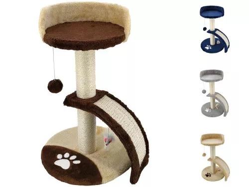 Tiragraffi Per Gatti Alto 54 Cm Parco Gioco Giochi Cuccia Gatto Graffiatoio Top