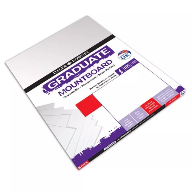 FOAMBOARD - 5mm A3 - 5 sheet pack - White Foam Core Board