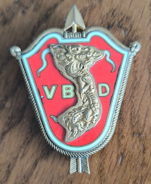 INSIGNE INDOCHINE GARDE Empereur BAO DAI Vietnam. Commando. Drago