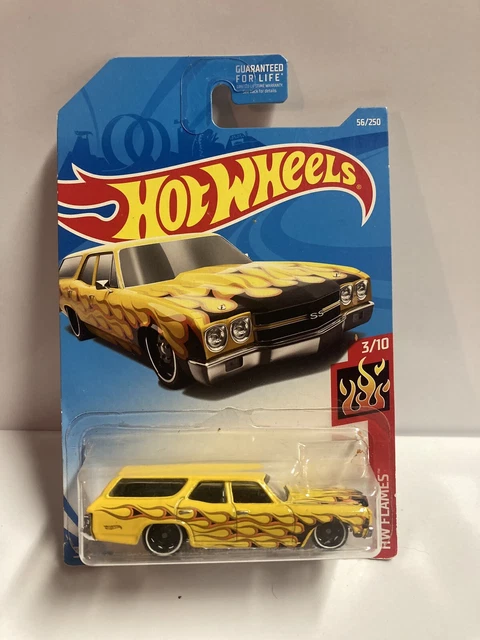 Hot Wheels - '70 Chevelle SS Wagon, HW Flames 3/10
