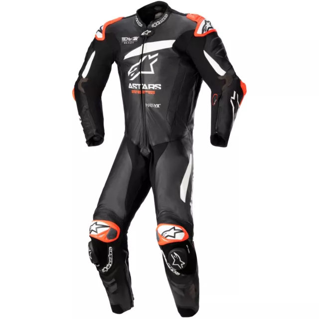 Alpinestars Gp Plus v4 1tlg. Combi Cuir Noir/Blanc Combinaison Moto Break