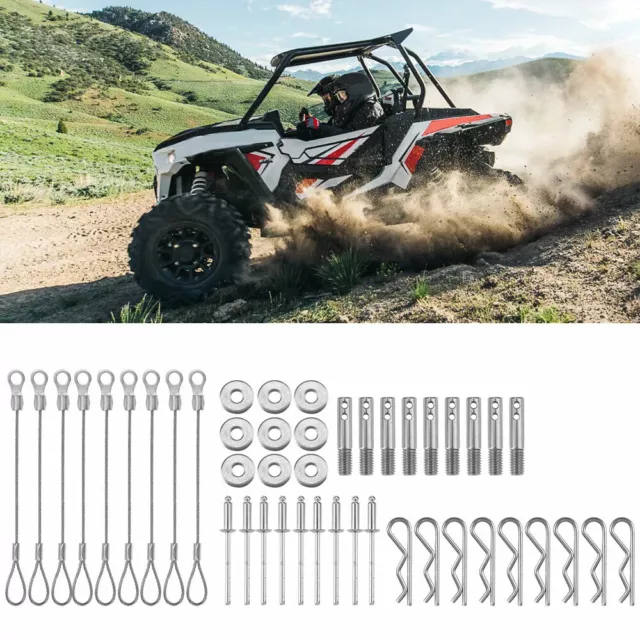 CLUTCH COVER PIN Kit Easy Belt Quick Release Belt For Polaris RZR XP 4 ...