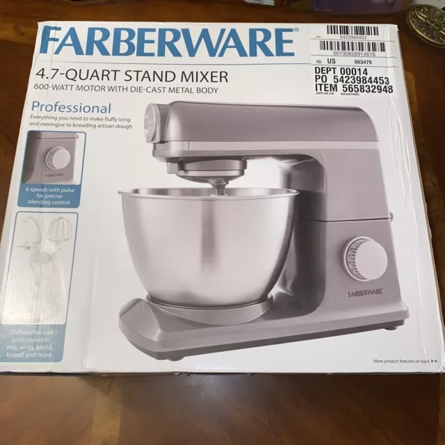 Farberware 6 Speed 4.7-Quart Stand Mixer - Clearance - Woot