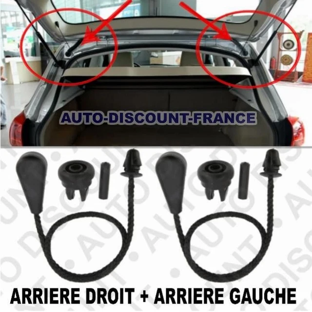 Lot De 10 Clips De Fixation Arrière Pour Renault Clio, Mégane, Scénic, Laguna, Modus - Neuf, Noir