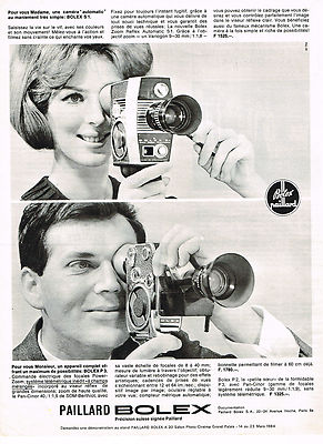 P4 K2 advertising Pubblicità 1965 BOLEX PAILLARD S1 