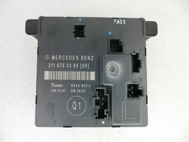 07-09 Mercedes W211 E350 E63 AMG Rear Left Driver Side Door Control Module Unit